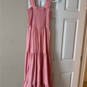 NWT  Abercrombie Pink Maxi Dress